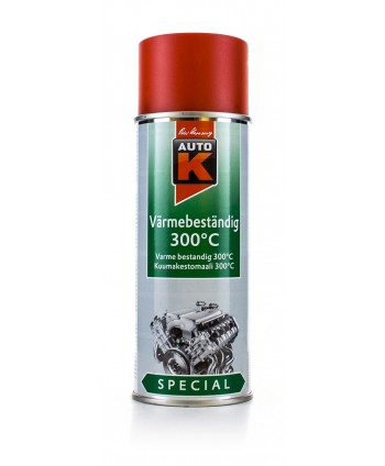 Auto-K Profesjonalny lakier żaroodporny spray 400 ml czerwony (300 st.C)