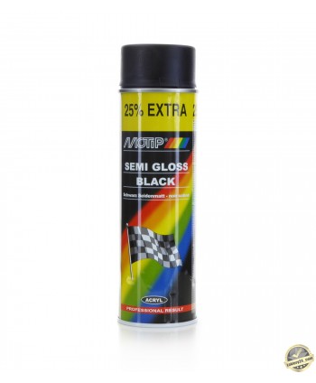 Motip - Profesjonalny czarny półmat lakier akrylowy spray...