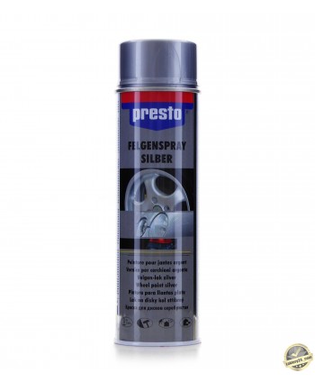 Motip Presto - Znakomity srebrny lakier do felg spray 500 ml