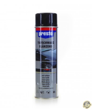 Motip Presto - Czarny połysk lakier akrylowy spray 500 ml